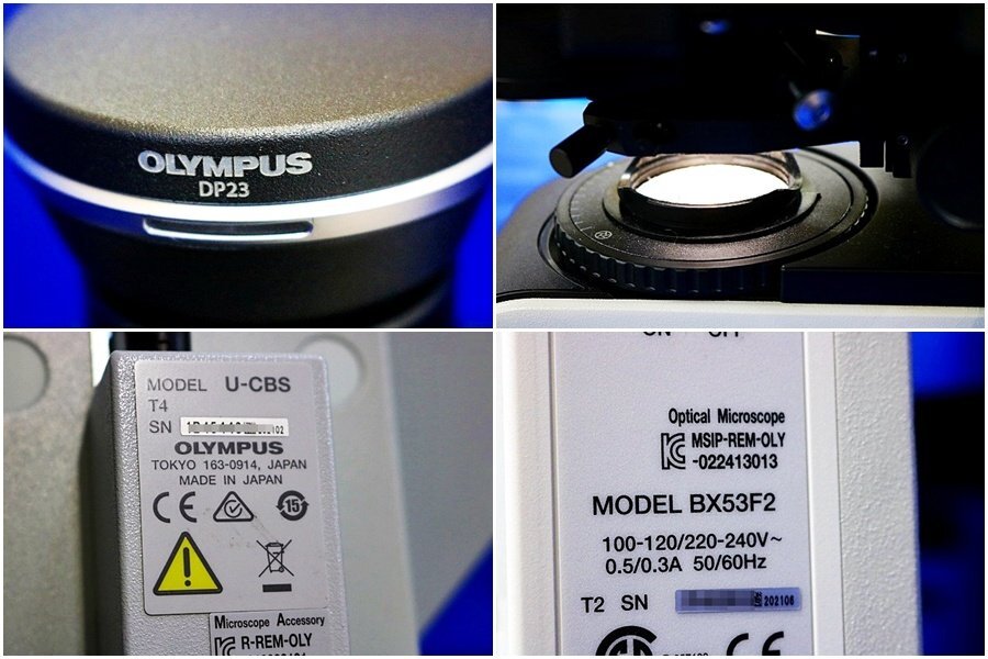 Olympus BX53F2 System Microscope with DP23 Camera and 4 UPlanAp Objectives [b1241340712]