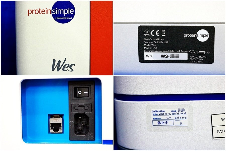 ProteinSimple Wes Automated Western Blotting System Protein Analyzer 360mm x 430mm x 540mm 26kg [t1242881265]