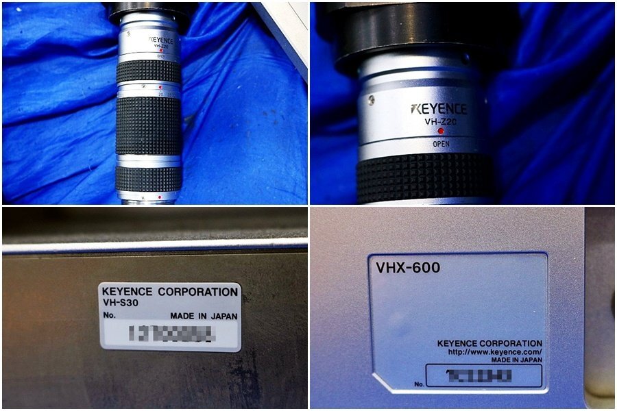 Keyence VHX-600 Digital Microscope with 2 Lenses (as-is) [l1243184515]