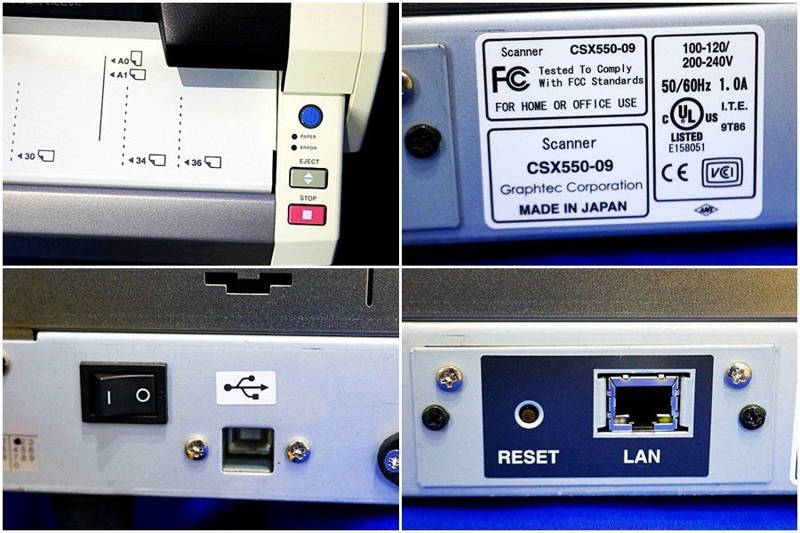 Graphtec CSX550-09 Large Format Image Scanner A0 Compatible with LAN and USB [s1248347708]