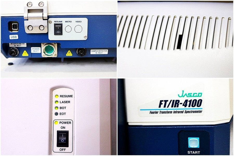 JASCO FT/IR-4100 Fourier Transform Infrared Spectrophotometer with Power Supply [f1248453896]