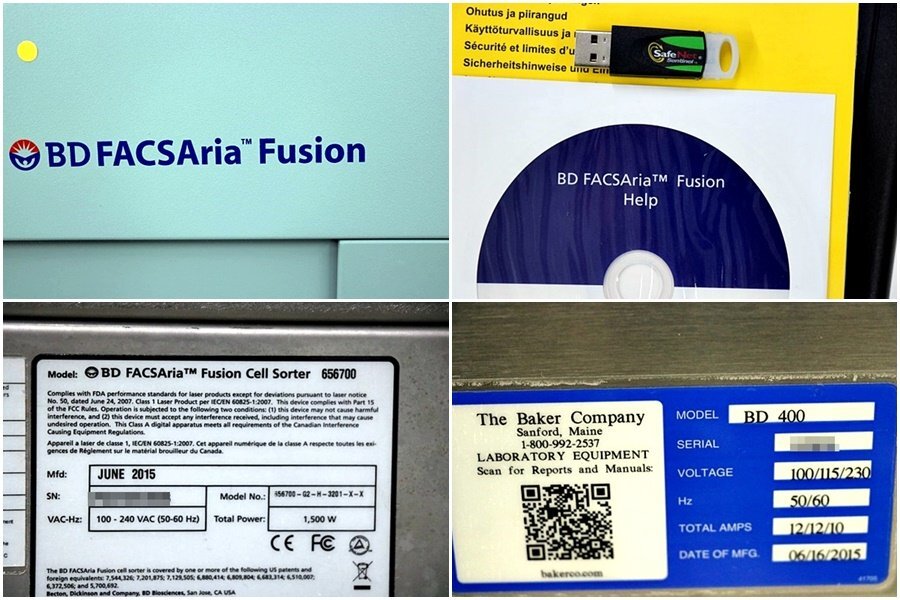 BD FACSAria Fusion 656700 CELL Sorter with BD400 Cabinet [r1249216634]