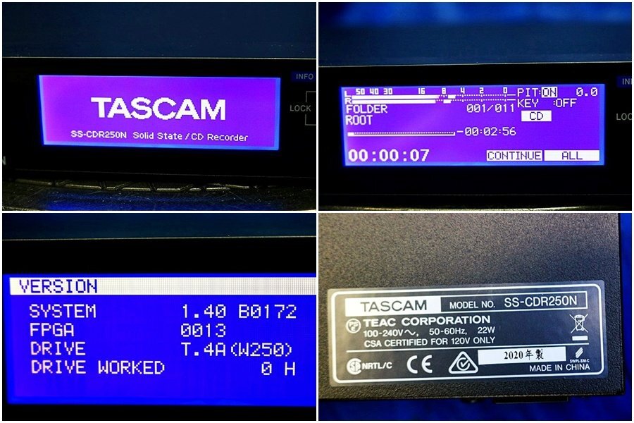 TASCAM SS-CDR250N CD/SD Audio Recorder 2-Channel [p1249846651]