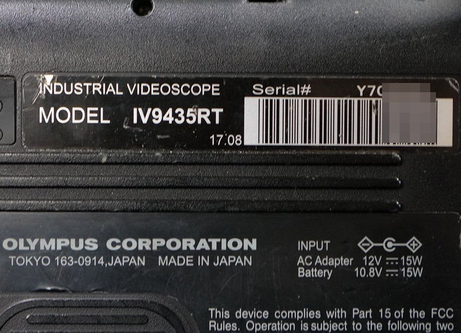 OLYMPUS IV9435RT Industrial Video Scope IPLEX RT Series [f1219349580]