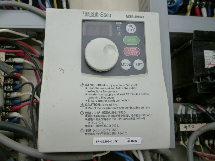 Mitsubishi FR-S520E-1.5K Inverter FXON-60MR FXON-40ER Sequencer [v1142322328]