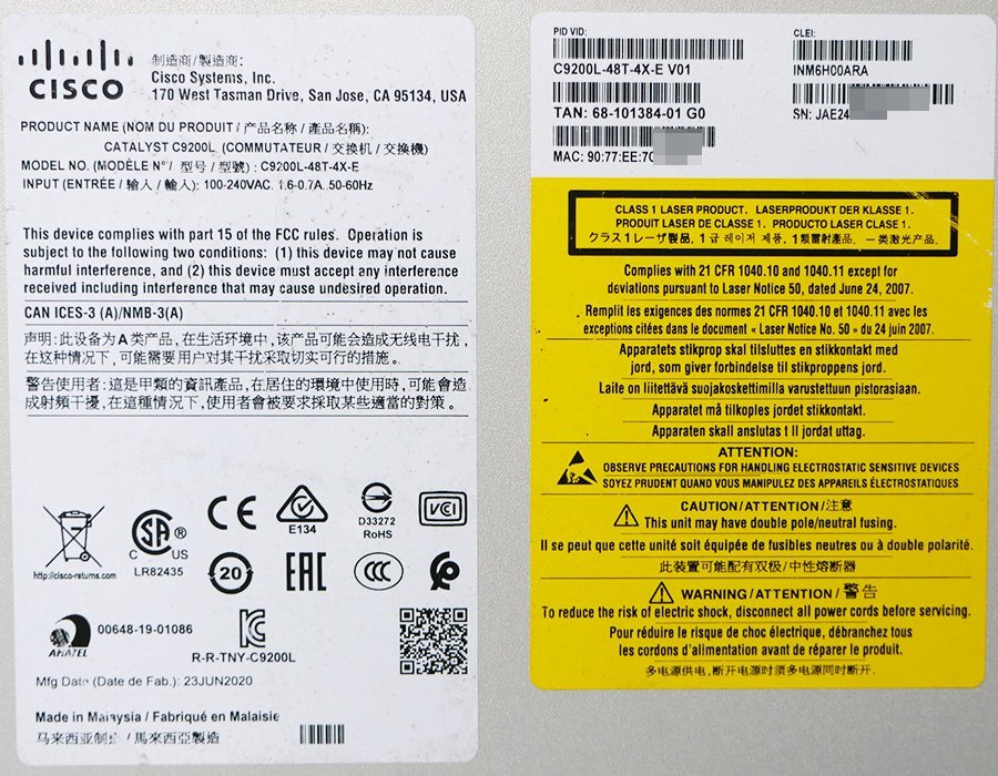 Cisco C9200L-48T-4X-E Switch [h1209901670]