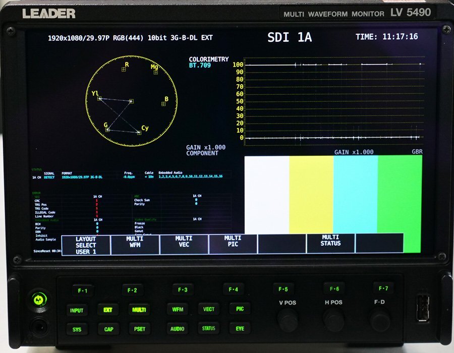 Leader LV5490 Multi Waveform Monitor [l1237292043]