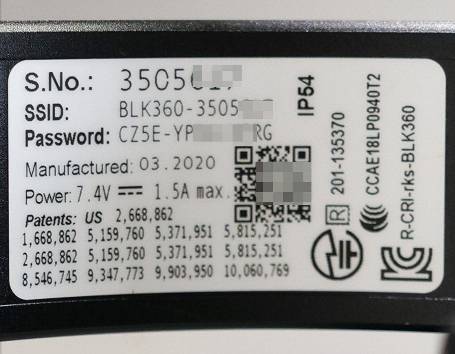 Leica BLK360 G1 Imaging Laser Scanner (as-is) [g1241297536]