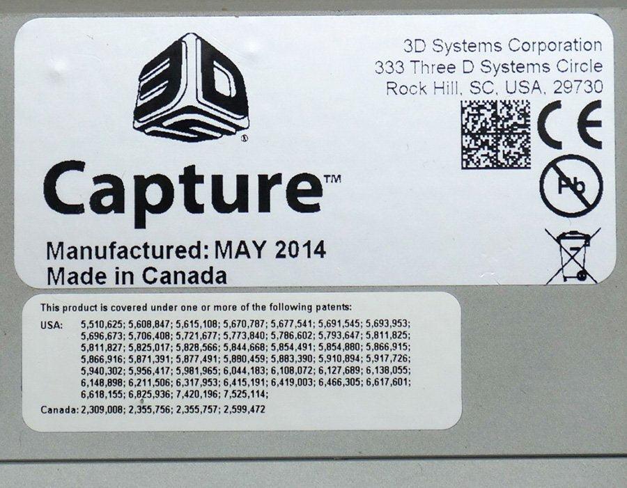 3D Systems Geomagic Capture 3D Scanner with Design X (as-is) [s1242167240]