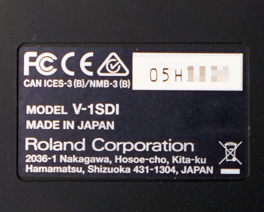 Roland V-1SDI 3G-SDI Video Switcher [s1244497695]