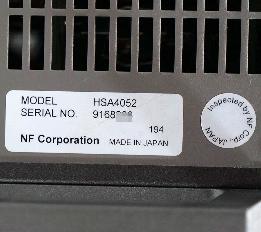 NF HSA4052 High Speed Bipolar Power Supply [p1215060998]