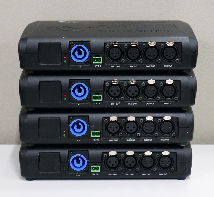 Wireless Solution W-DMX BlackBox F-1 G4 MK2 2 pcs R-512 G4 MK2 4 pcs (as-is) [f1242990551]