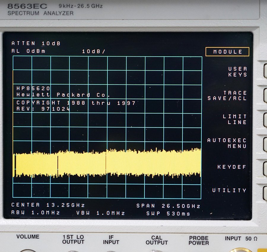 Agilent 8563EC Spectrum Analyzer with 85620A Option 007 (as-is) [q1242004285]