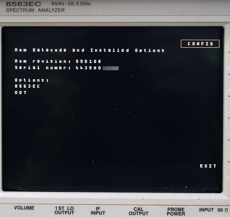 Agilent 8563EC Spectrum Analyzer with 85620A Option 007 (as-is) [q1242004285]