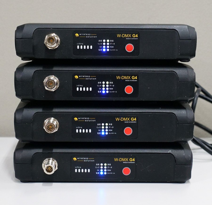 Wireless Solution W-DMX BlackBox F-1 G4 MK2 2 pcs R-512 G4 MK2 4 pcs (as-is) [f1242990551]