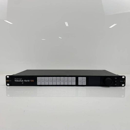 Blackmagic Design Videohub 10x10 12G 4K Video Router [f1210034418]