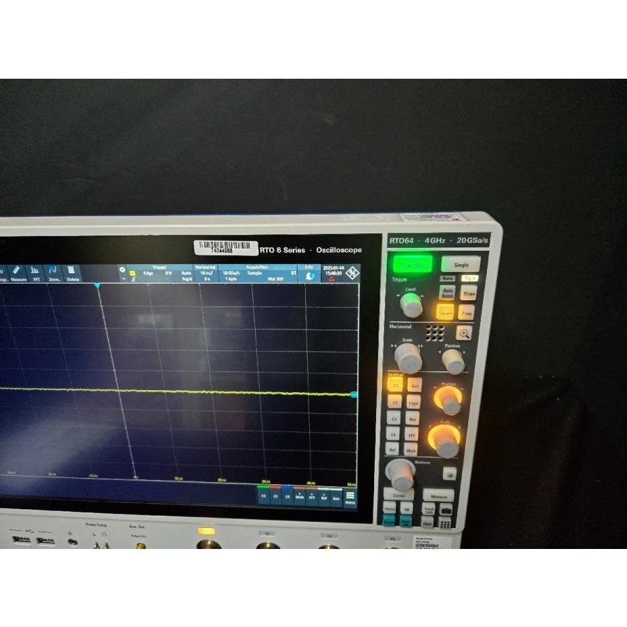 NBC R&S RTO64 Digital Oscilloscope 4ch 4GHz 20GSa/s Opt B94 B1E B6 [q1212977612]