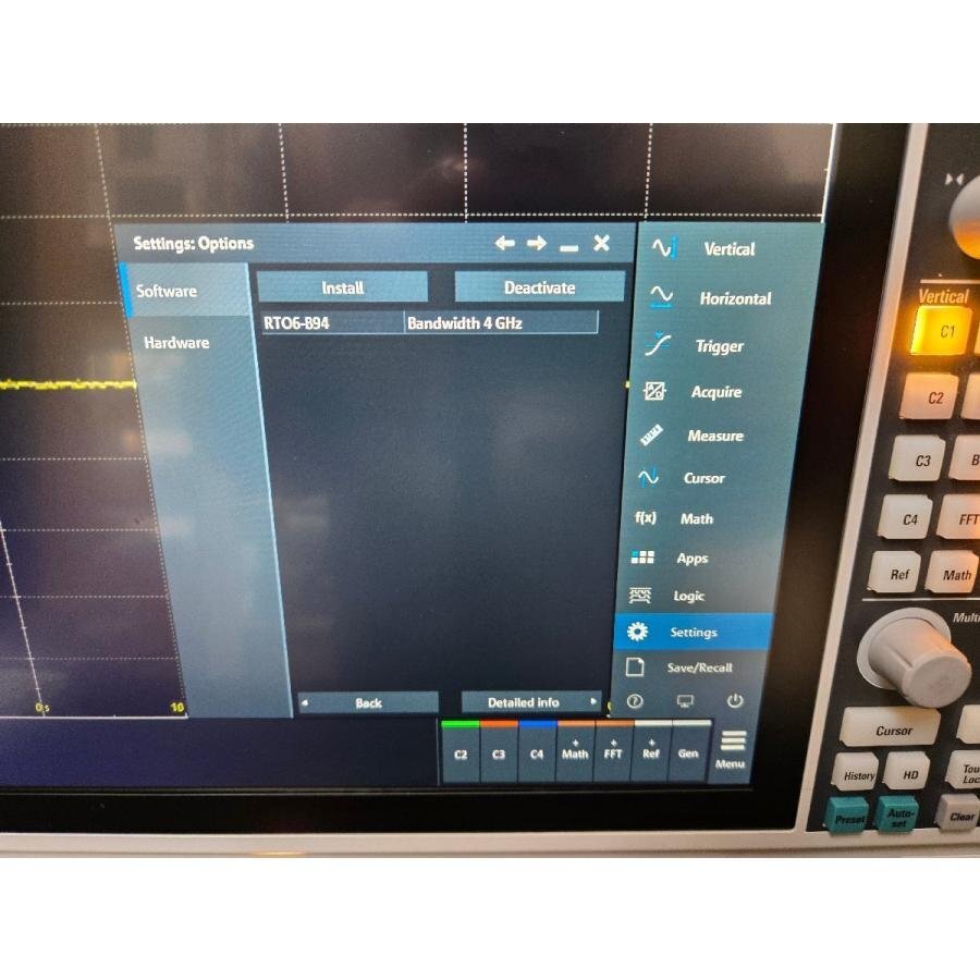 NBC R&S RTO64 Digital Oscilloscope 4ch 4GHz 20GSa/s Opt B94 B1E B6 [q1212977612]