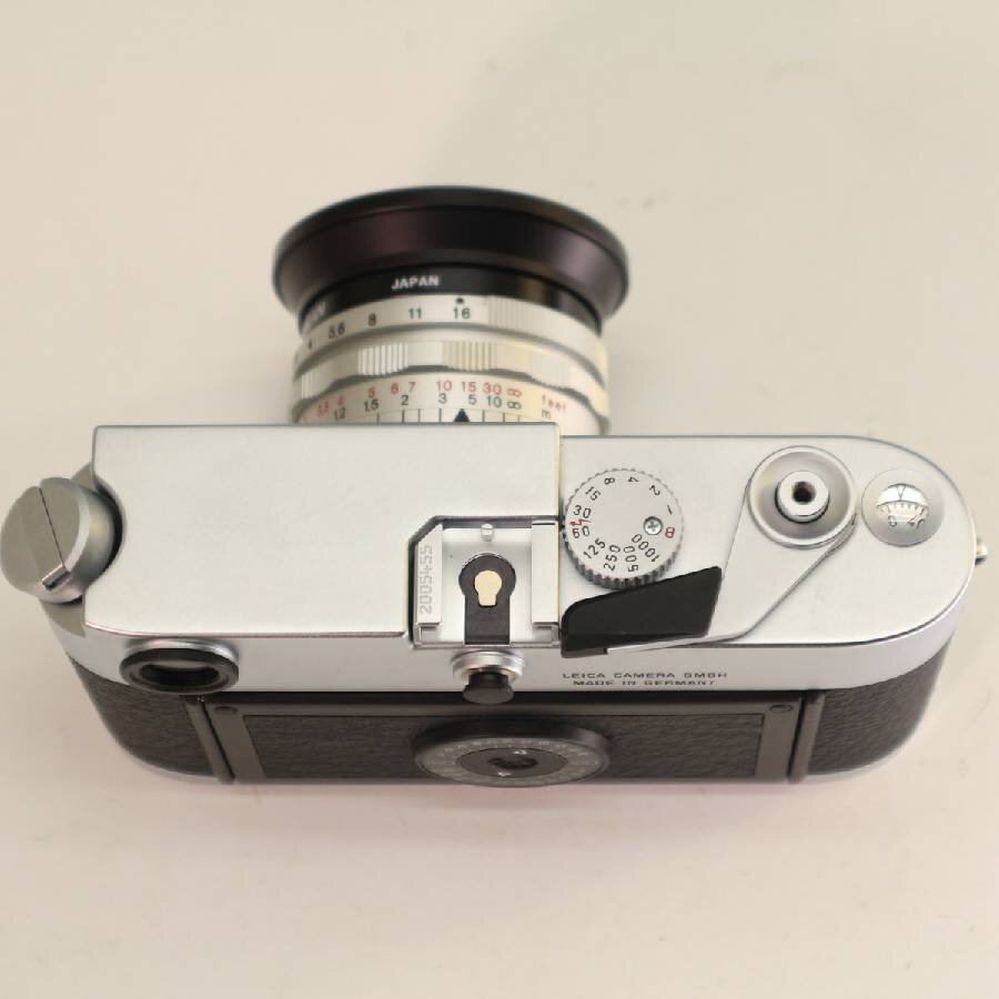 Leica M6 Rangefinder Camera Silver Body + KONICA HEXANON F2 35mm 397 Lens [g1220253754]