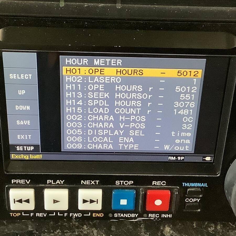 Sony PDW-HD1550 XDCAM HD422 Recorder (as-is) [t1242381084]