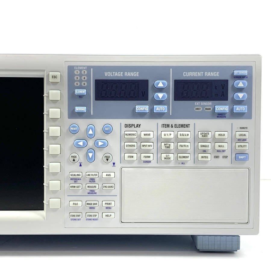 Yokogawa WT1806E-5A0-50A6-HE-D/G5 Precision Power Analyzer with Power Cord and Measurement Leads [j1246388855]