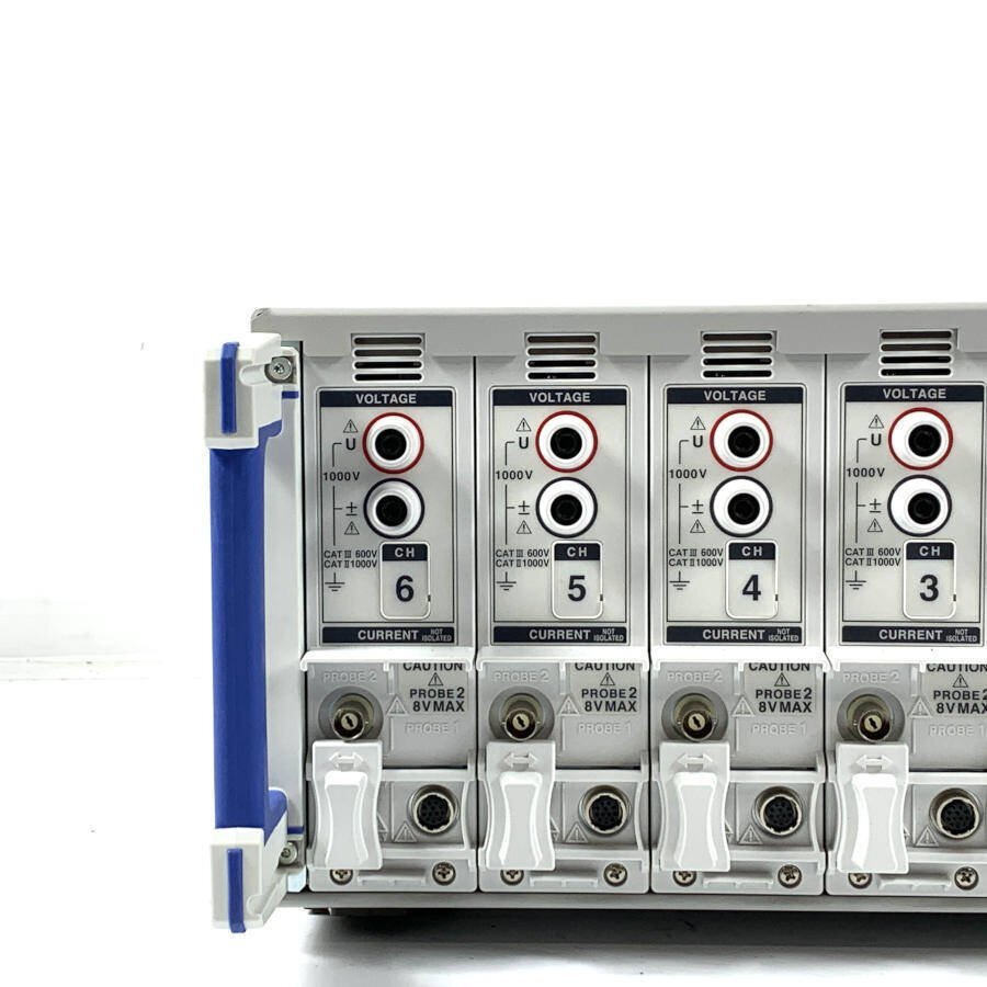 HIOKI PW6001-06 Power Analyzer 6ch 2MHz 5MS/s with 6 Cables [f1246372345]