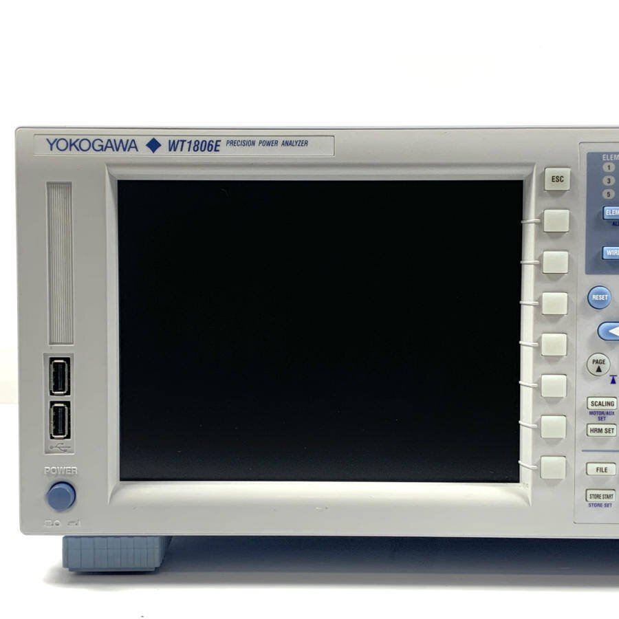Yokogawa WT1806E-5A0-50A6-HE-D/G5 Precision Power Analyzer with Power Cord and Measurement Leads [j1246388855]