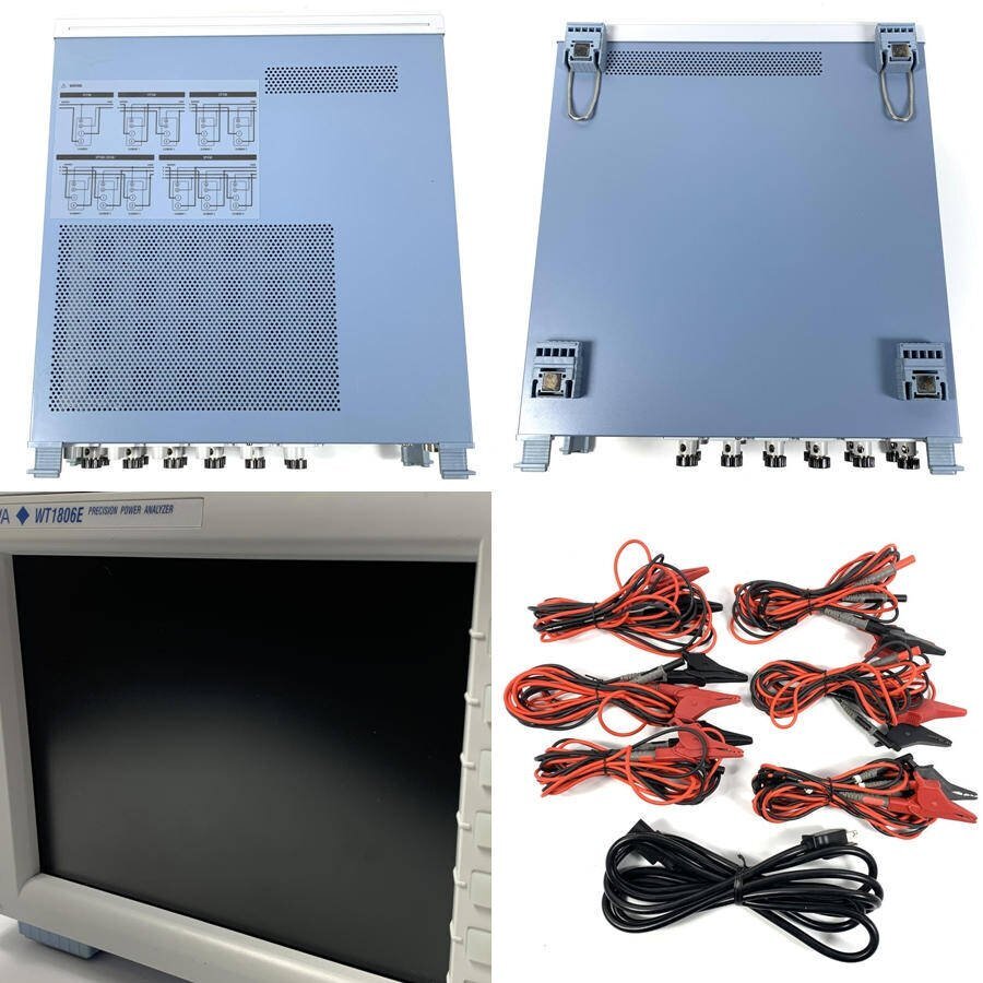 Yokogawa WT1806E-5A0-50A6-HE-D/G5 Precision Power Analyzer with Power Cord and Measurement Leads [j1246388855]