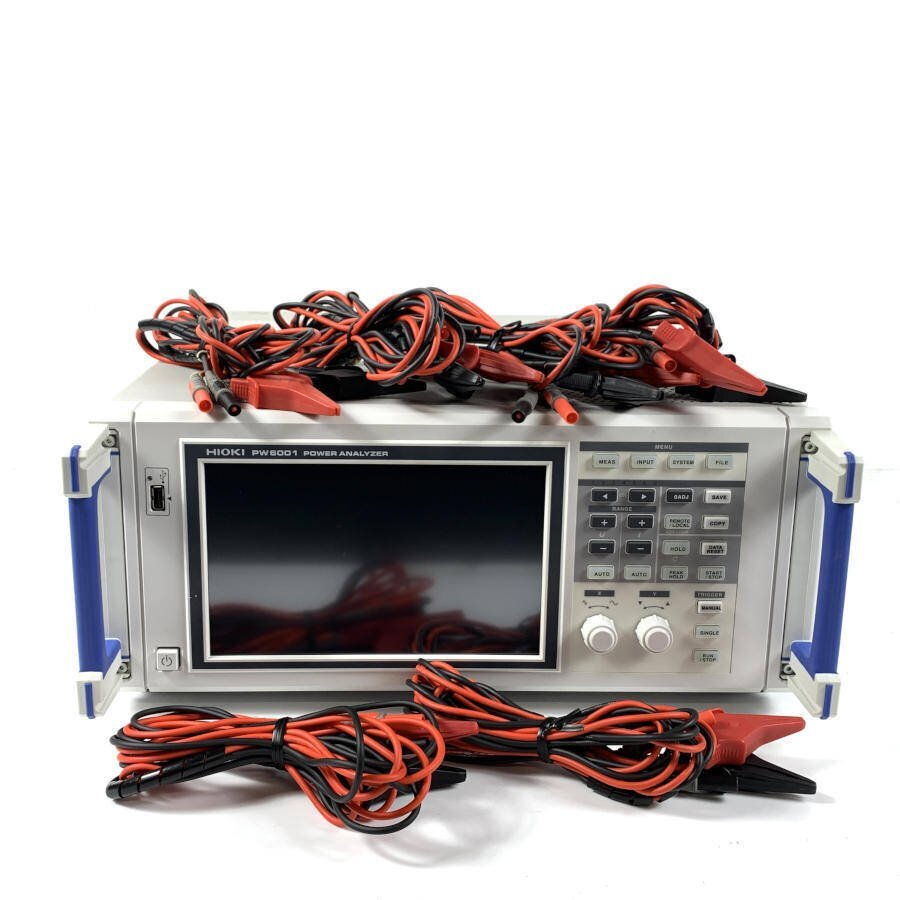 HIOKI PW6001-06 Power Analyzer 6ch 2MHz 5MS/s with 6 Cables [f1246372345]