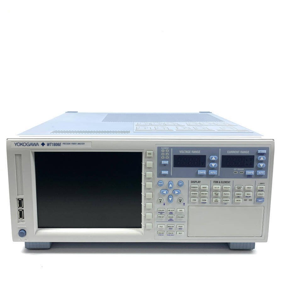 Yokogawa WT1806E-5A0-50A6-HE-D/G5 Precision Power Analyzer with Power Cord and Measurement Leads [j1246388855]