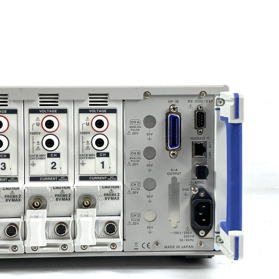 HIOKI PW6001-06 Power Analyzer 6ch 2MHz 5MS/s with 6 Cables [f1246372345]