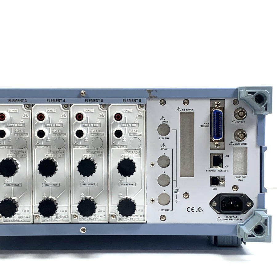 Yokogawa WT1806E-5A0-50A6-HE-D/G5 Precision Power Analyzer with Power Cord and Measurement Leads [j1246388855]