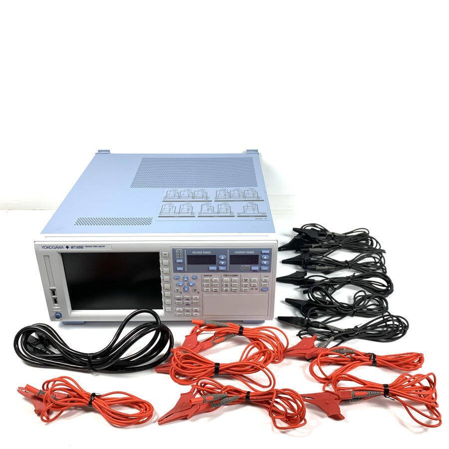 Yokogawa WT1806E-5A0-50A6-HE-D/G5 Precision Power Analyzer with Power Cable and Voltage Cables [r1247406422]