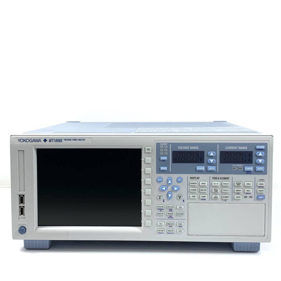 Yokogawa WT1806E-5A0-50A6-HE-D/G5 Precision Power Analyzer with Power Cable and Voltage Cables [r1247406422]