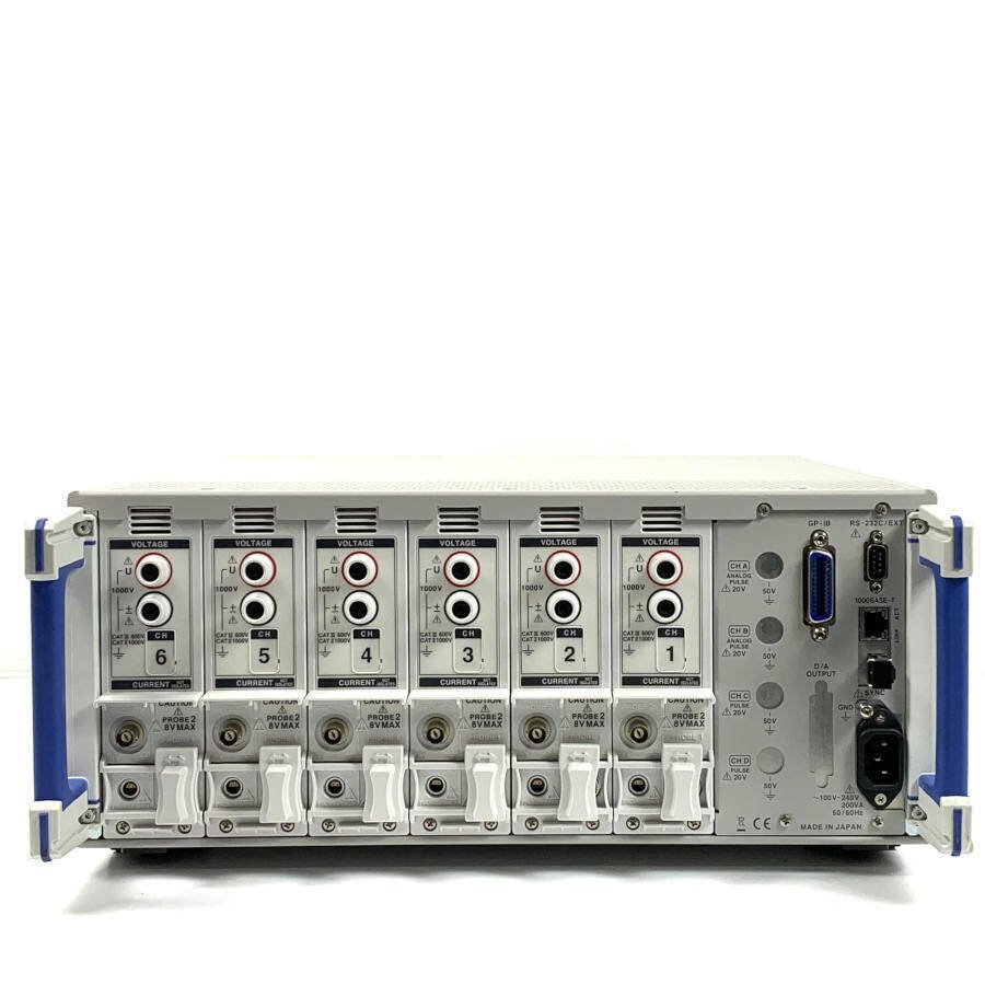 HIOKI PW6001-06 Power Analyzer 6 Channels with 6 Cables [u1247405646]