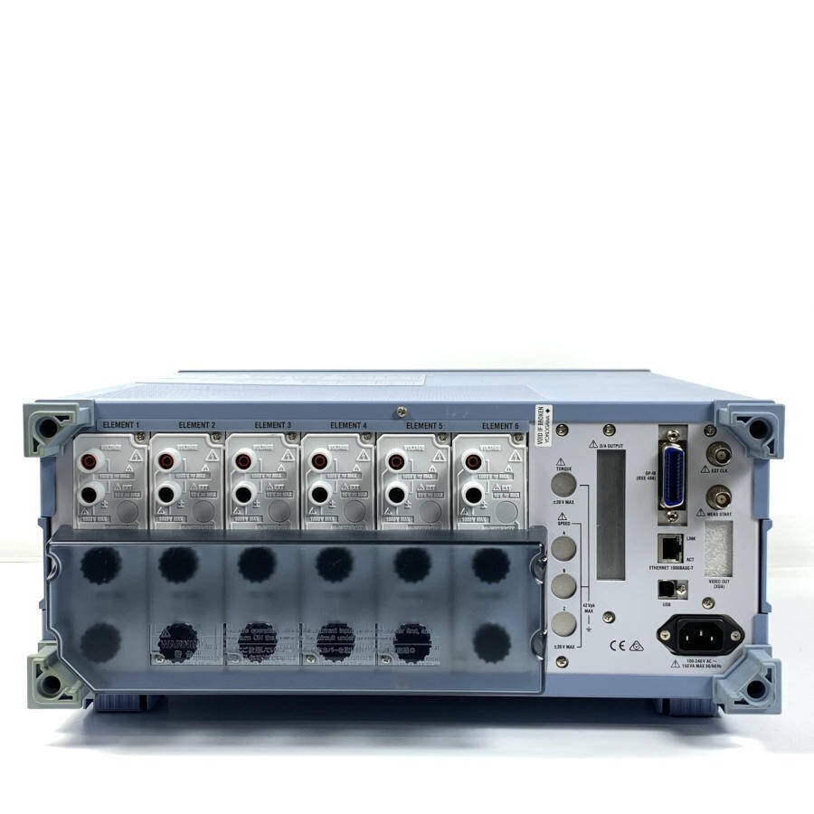 Yokogawa WT1806E-5A0-50A6-HE-D/G5 Precision Power Analyzer with Power Cable and Voltage Cables [r1247406422]