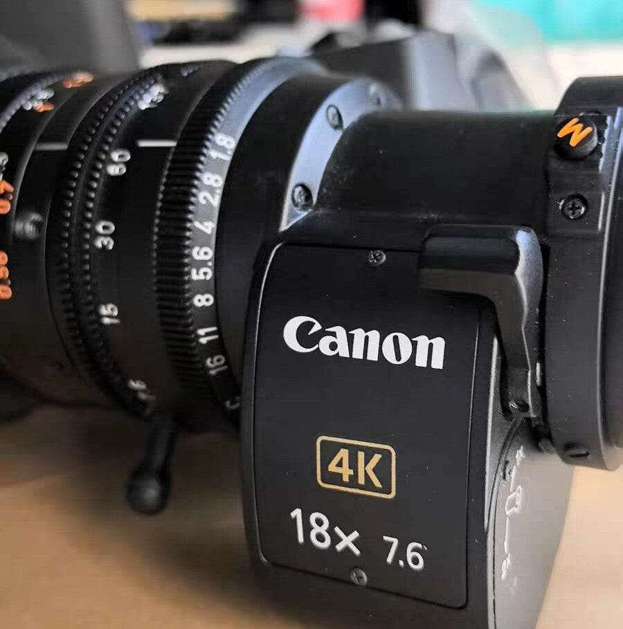 Canon CJ18ex7.6B IASE 4K Broadcast Portable Zoom Lens [l1238777926]