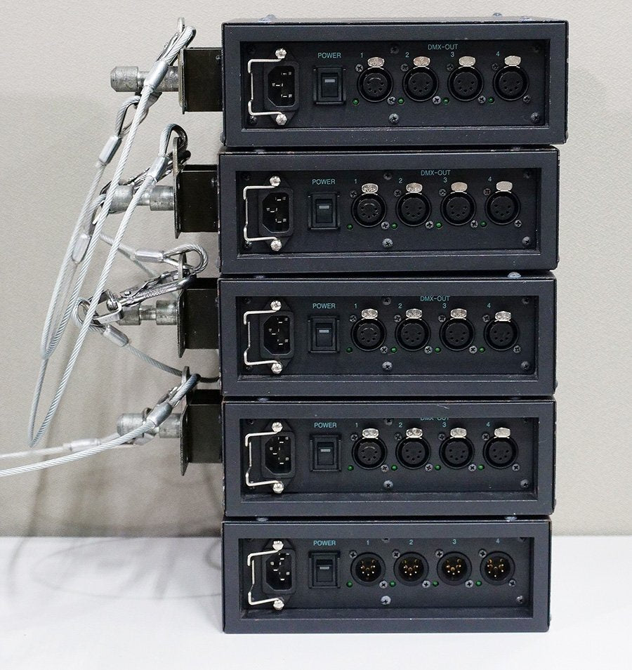Matsumura DMX Wireless III 5 Units (SS34DXT x1 SS34DXR x4) (for parts or not working) [b1242852379]