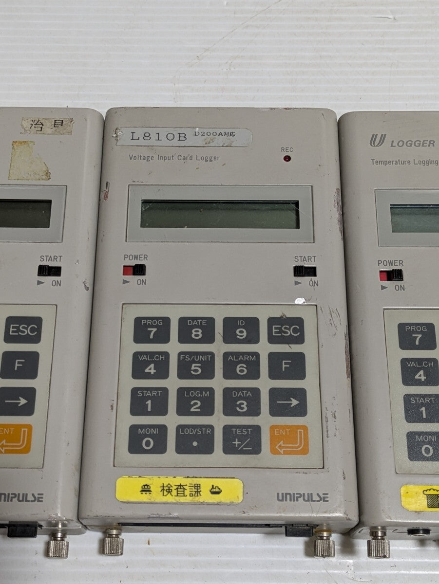 Unipulse L810B Thermocouple Temperature Logger Set of 3 [f1147983783]