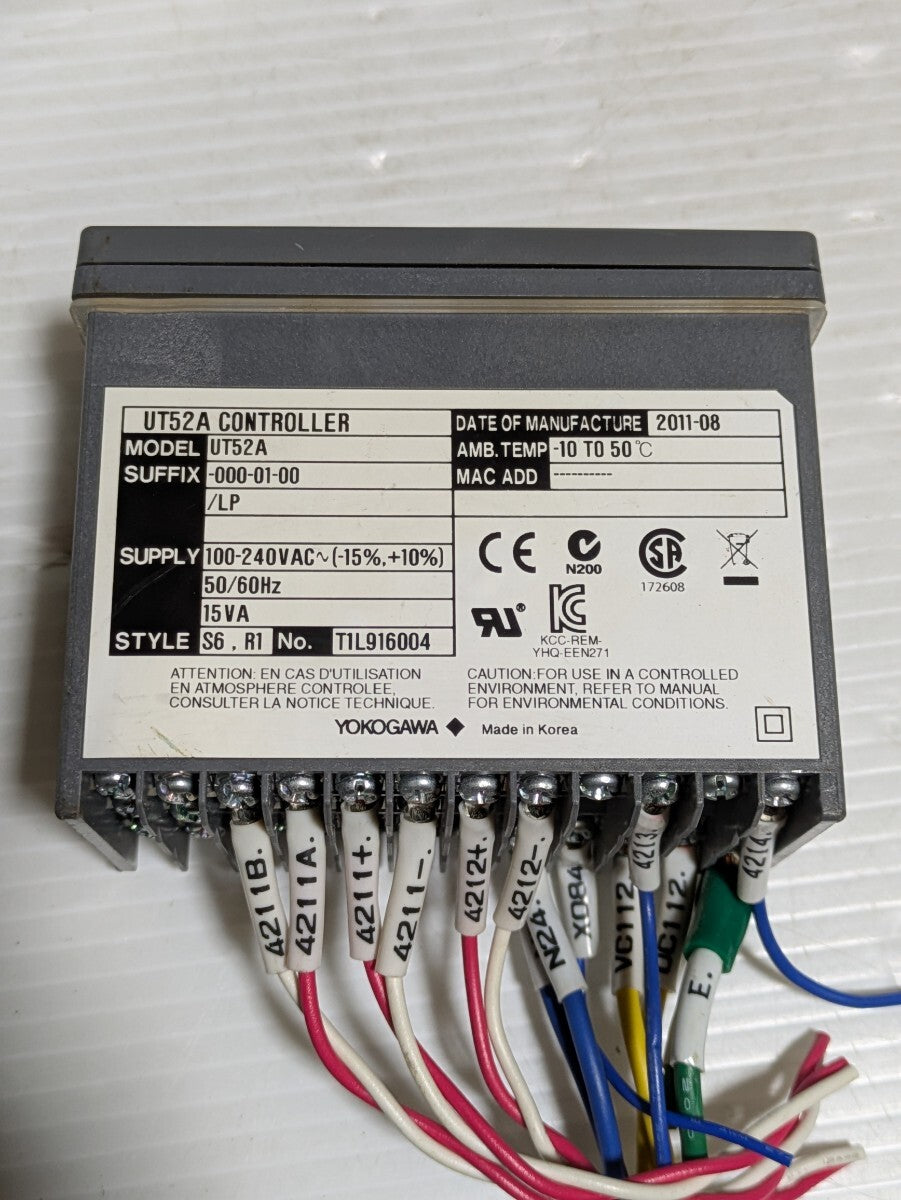 Yokogawa UT52A Digital Indicator Controller 15VA 50/60Hz 9 pcs [u1179330548]