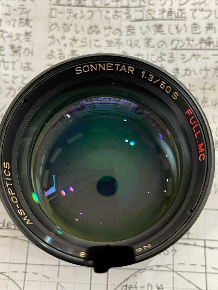 Miyazaki Optical SONNETAR 1.3/50 Camera Lens Full Set of Accessories [x1191244612]