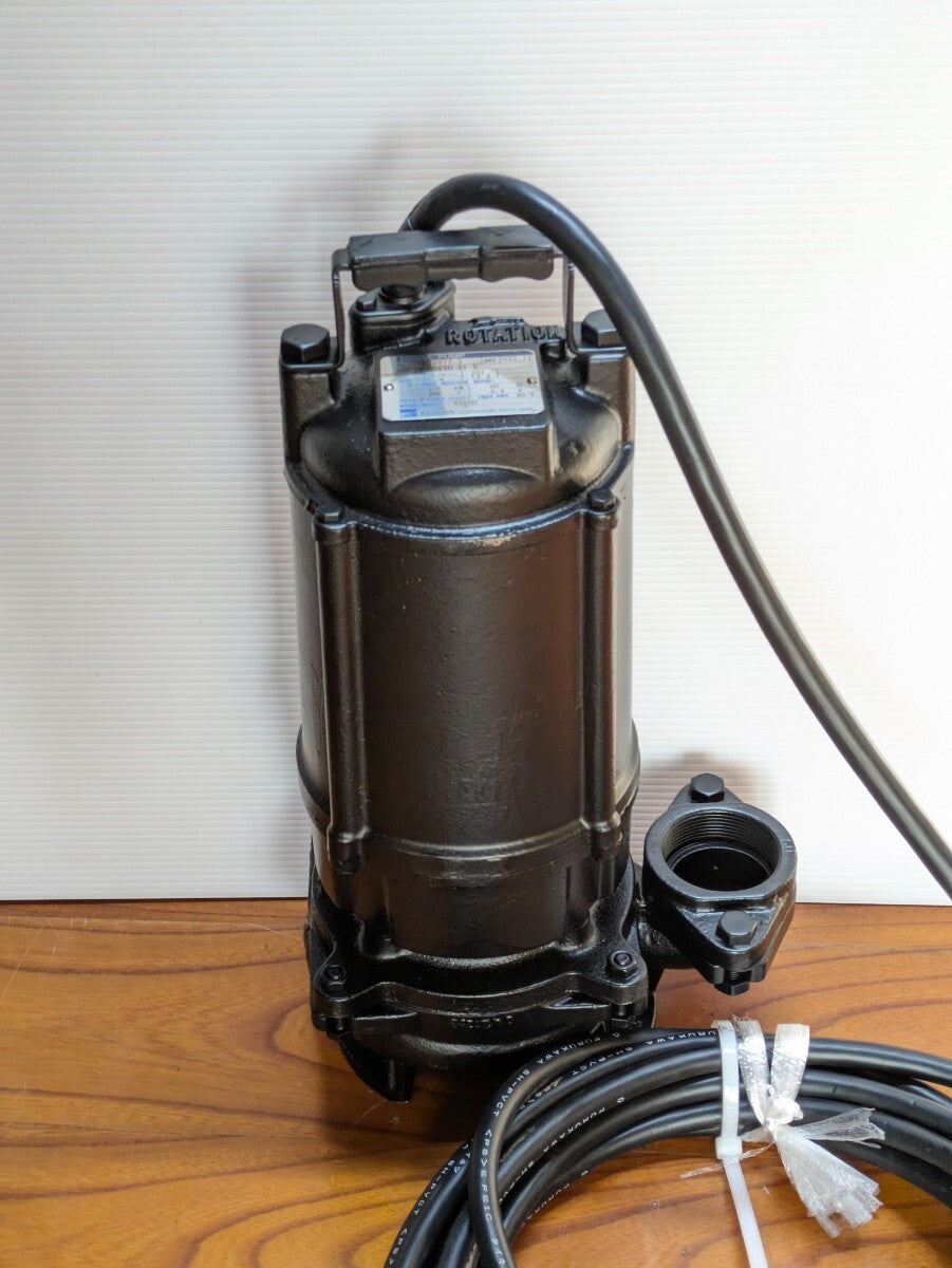 Ebara 50DVSH Semi-Vortex Submersible Pump for Wastewater High Temperature Three-Phase Made in Japan [q1197775602]