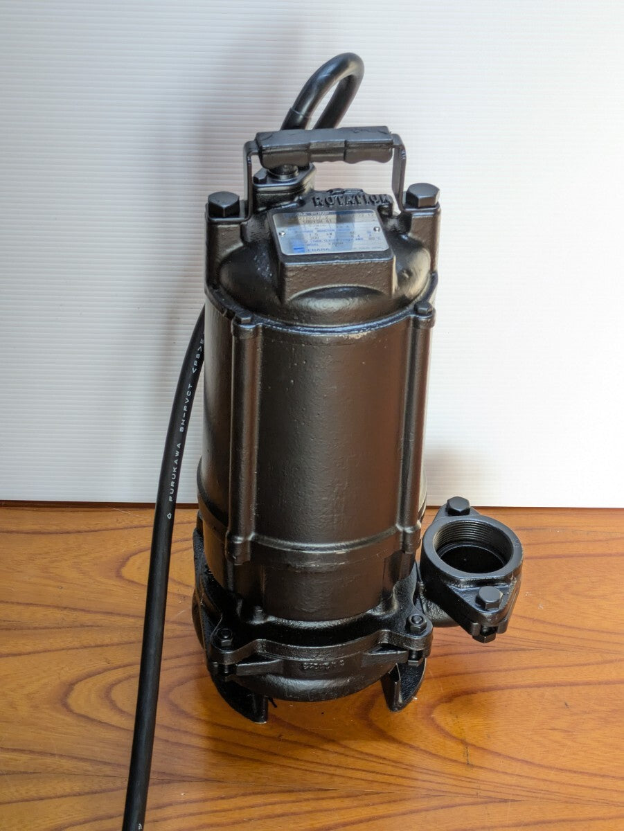 Ebara 50DVSH Semi-Vortex Submersible Pump for Wastewater High Temperature Three-Phase Made in Japan [q1197775602]