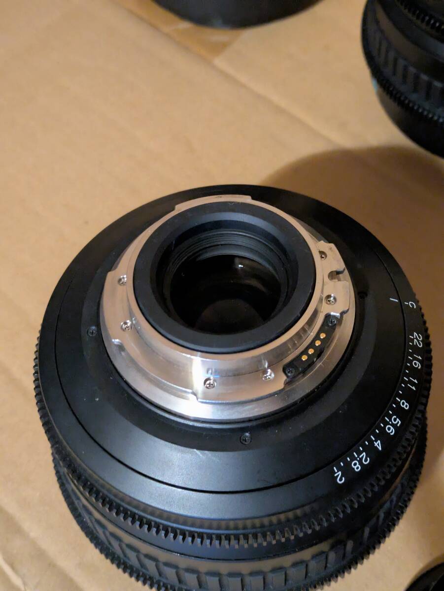 Sony SCL-P35T20 SCL-P50T20 SCL-P85T20 CineAlta 35 50 85mm T2 PL Mount Cinema Lens Set [w1211468337]