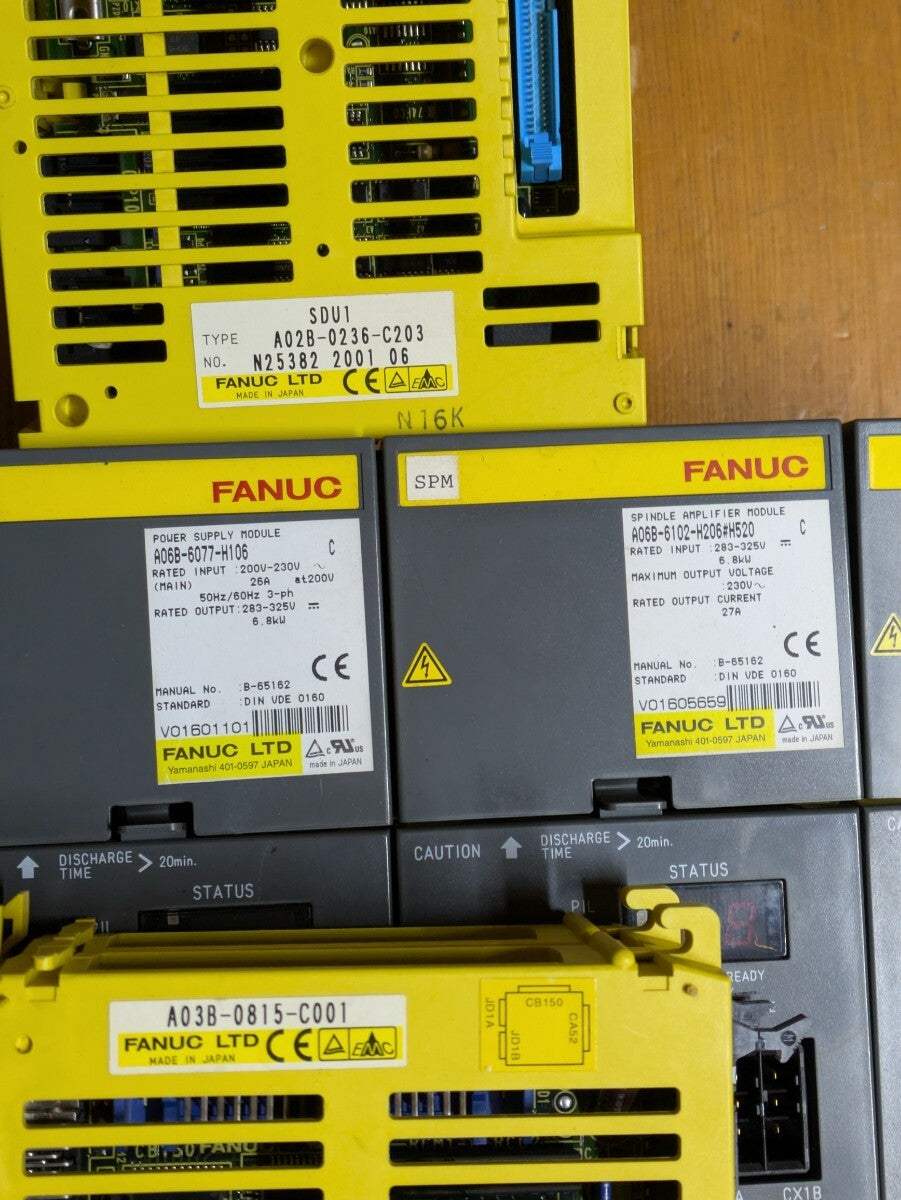 FANUC A06B-6077-H106 Power Supply Servo Amplifier 12 pcs [j1214247971]