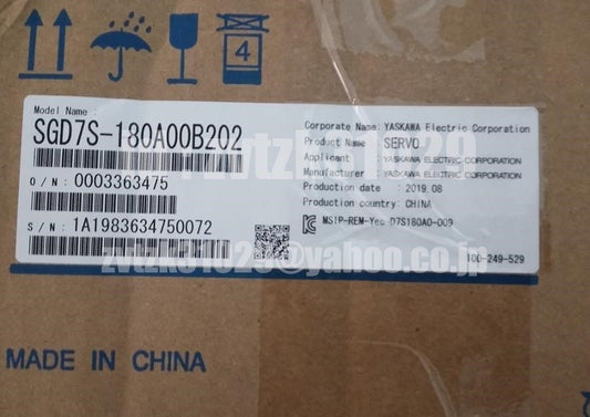 Yaskawa SGD7S-180A00B202 Servo Driver [q1118410973]