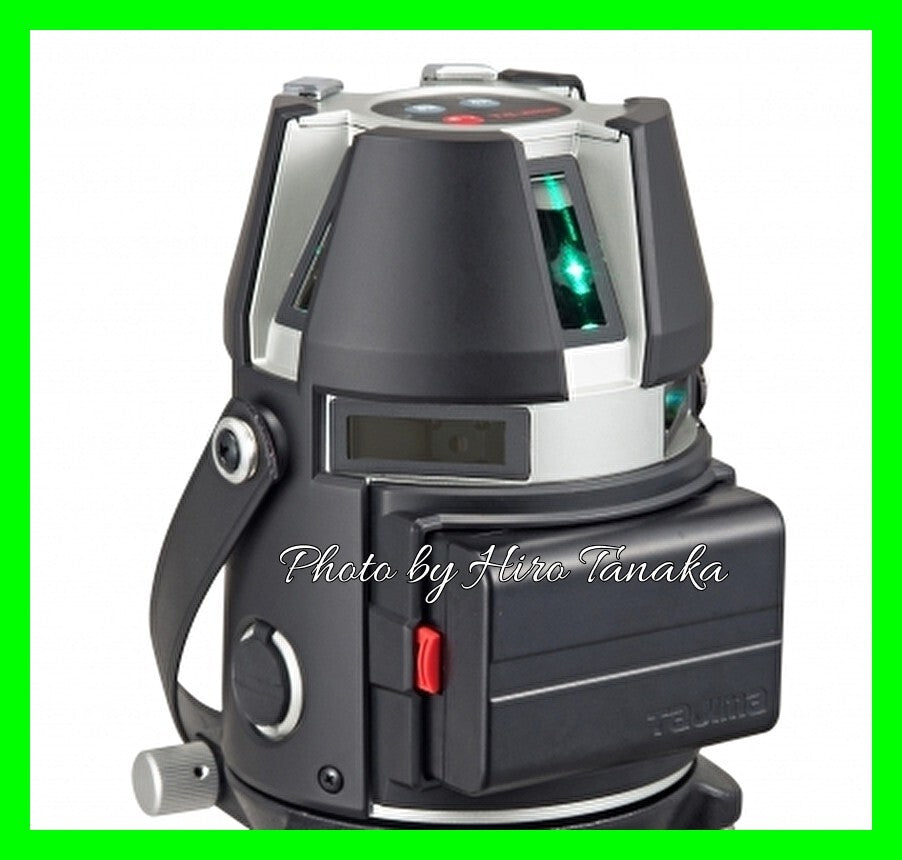 Tajima ZEROBL-KJCSET Laser Leveler Blue Green Rectangular Cross Horizontal with Receiver and Tripod Set [l1128646051]
