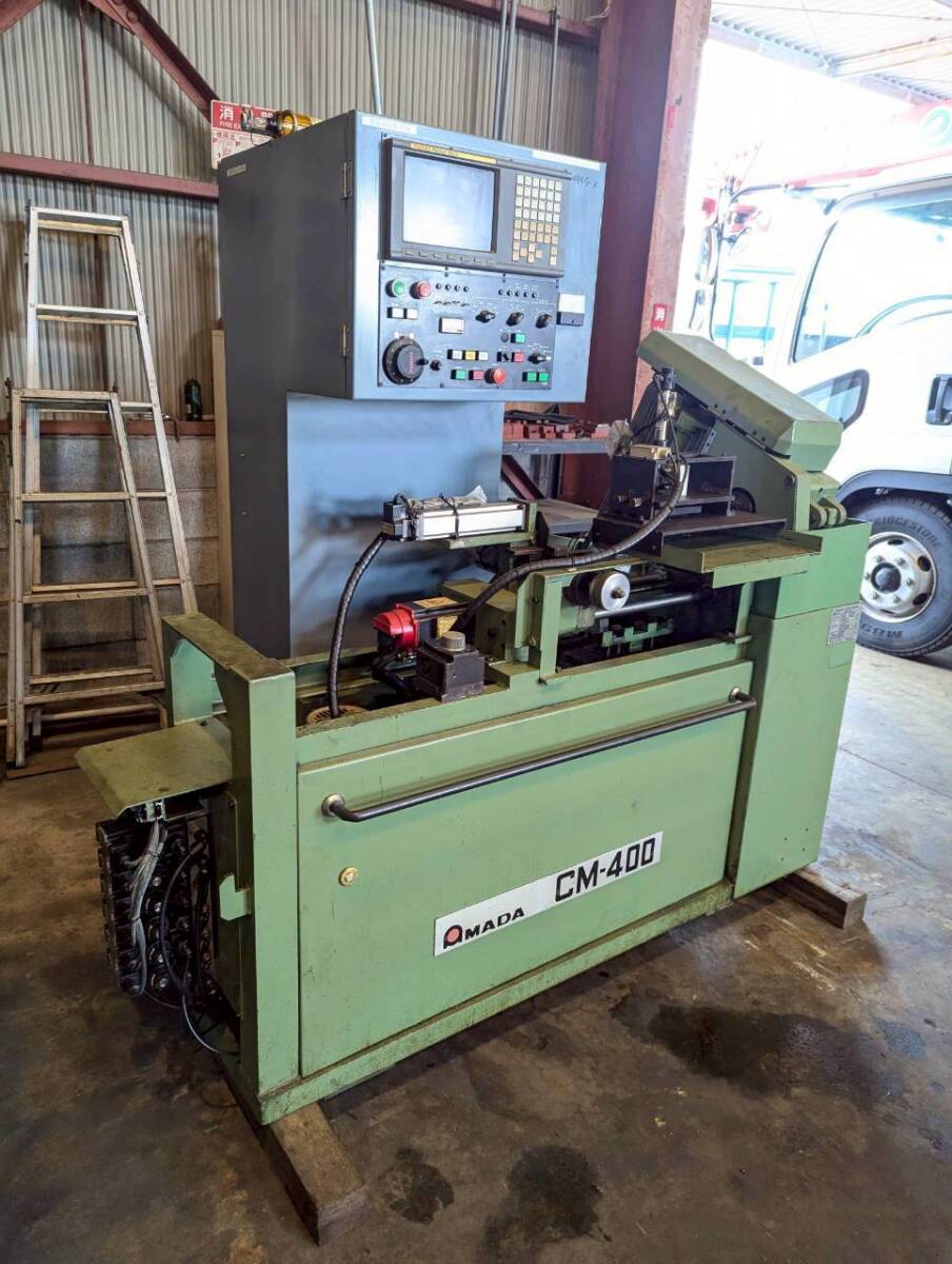 Amada CM-400A Circular Saw Machine with FANUC Power Mate [t1238353571]