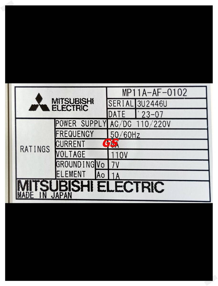 Mitsubishi MP11A-AF-102 Multi-Relay Set ZM-68-K Zero-Phase Current Transformer [h1180007928]