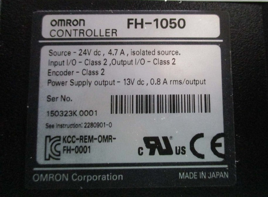OMRON FH-1050 FZ-S Small Black and White Digital CCD Camera [v1115528313]